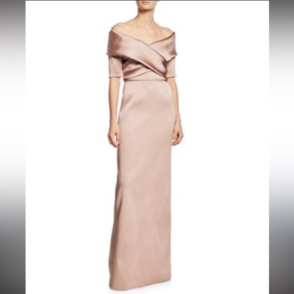 Teri Jon Elegant Mauve Evening Gown